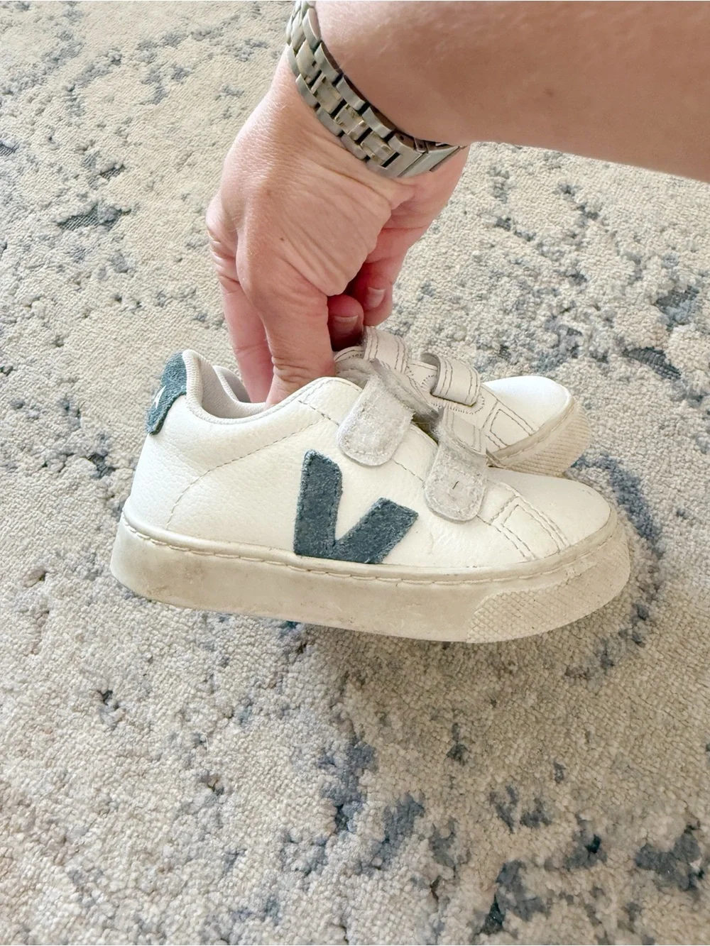 Veja Kids Esplar Velcro Sneakers Sz 6C